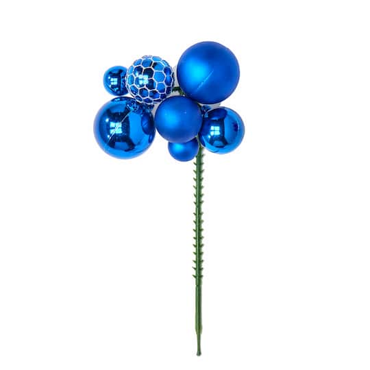 6" Christmas Weatherproof Ball Pick with Bristles